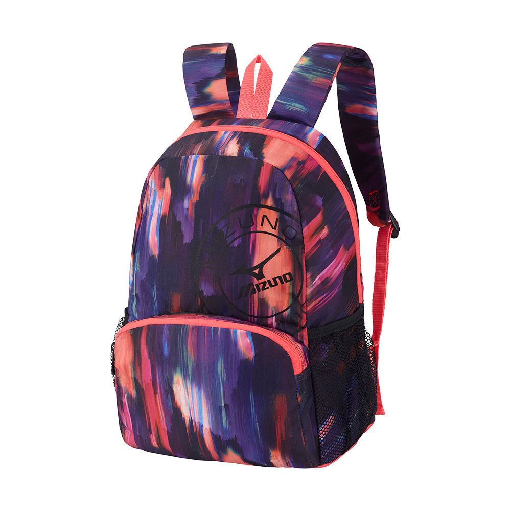 Mochila Mizuno Back Pack Print - Homem - Azuis - XQUMN7589